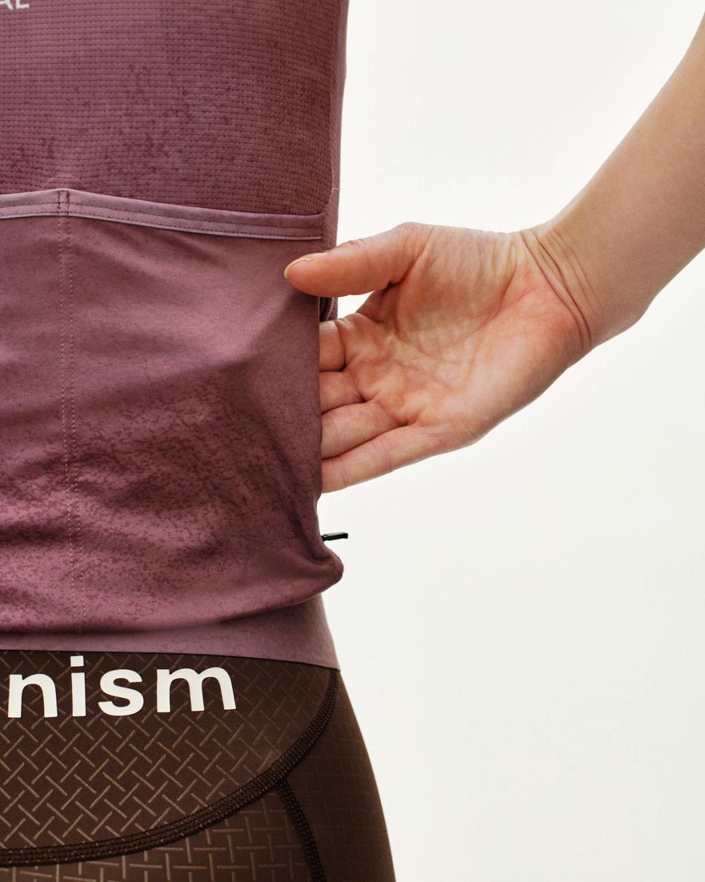 Women's Mechanism Jersey AOP Dark Mauve