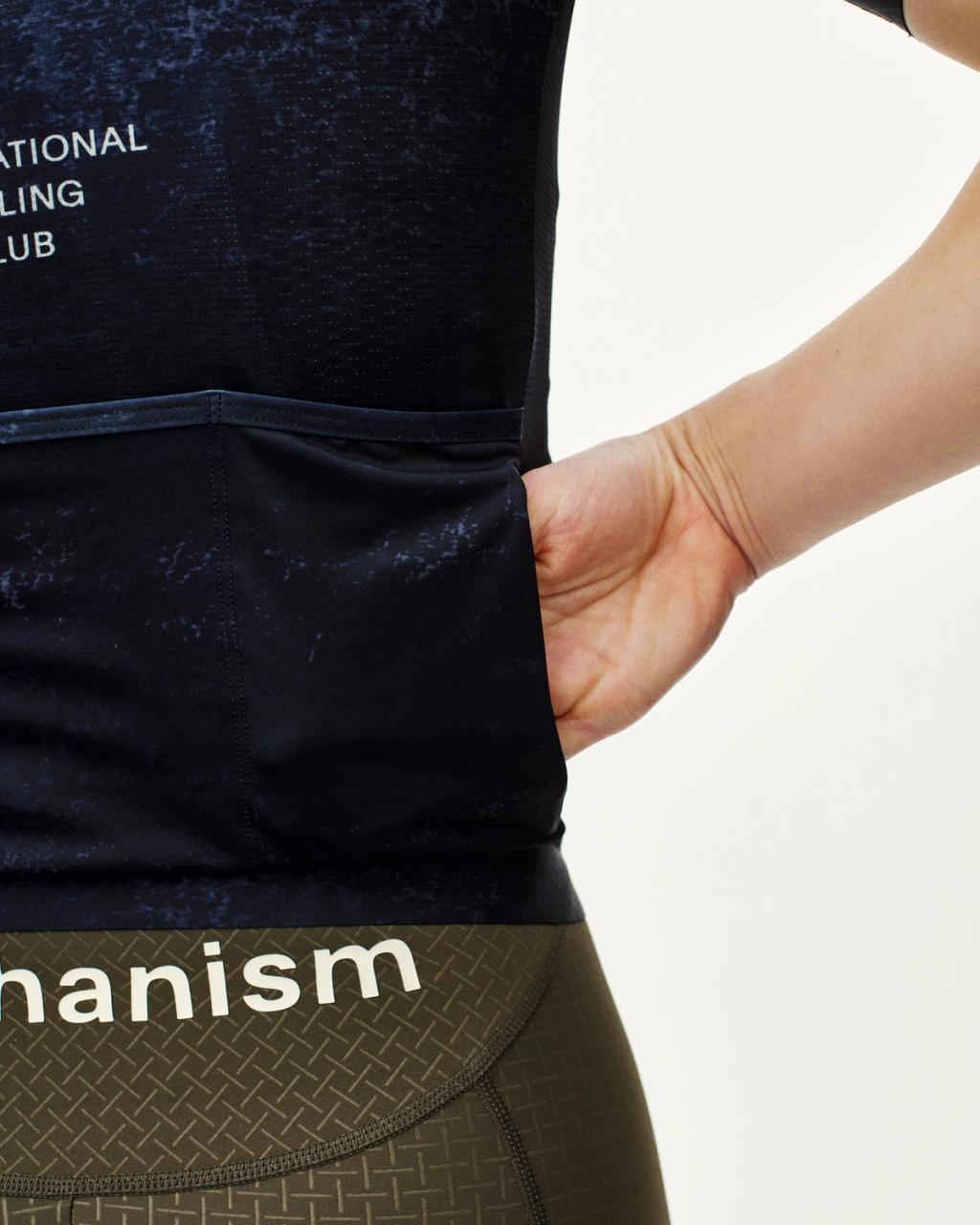 Women's Mechanism Jersey AOP Indigo