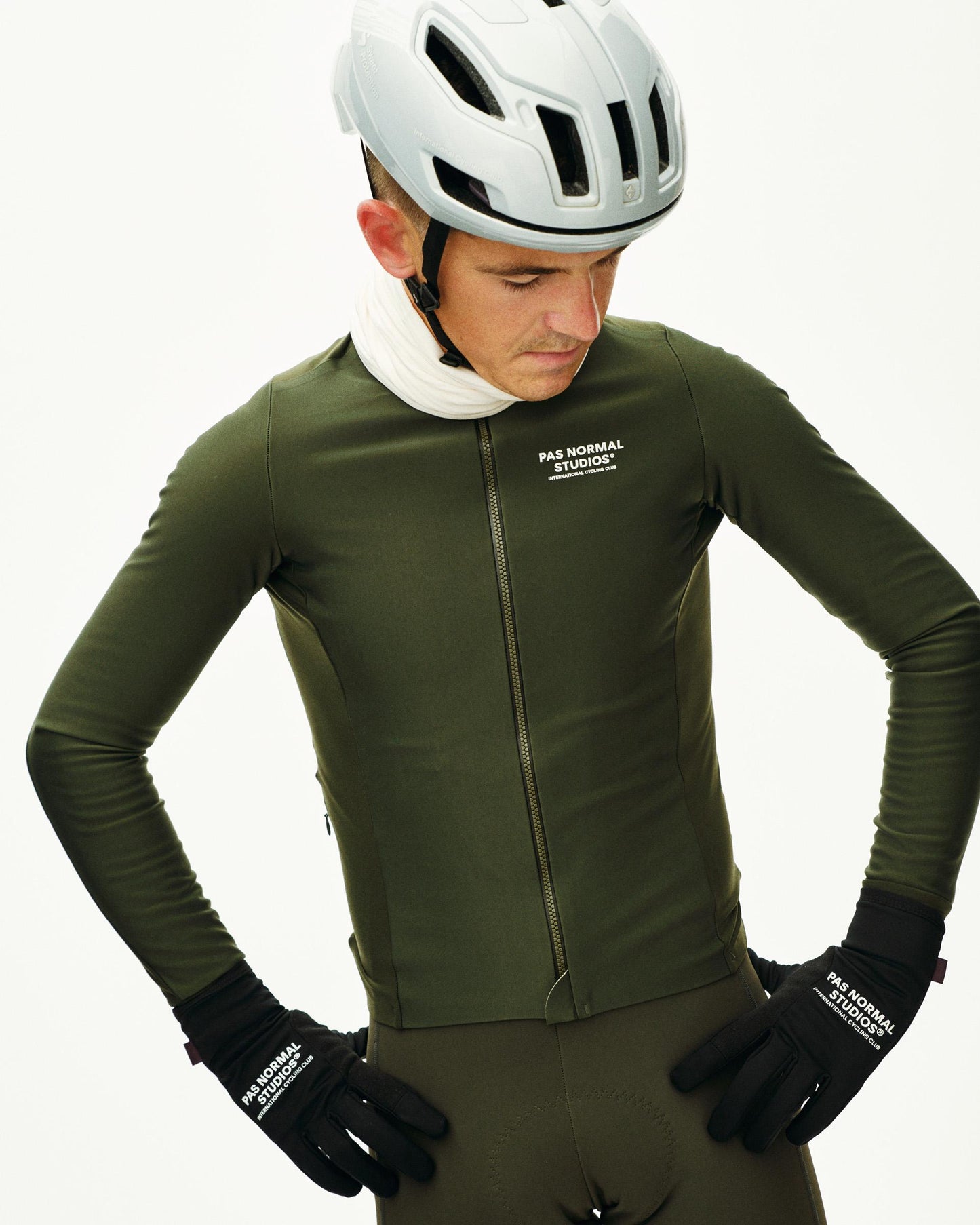 Men's Mechanism Thermal Long Sleeve Jersey Dark Olive
