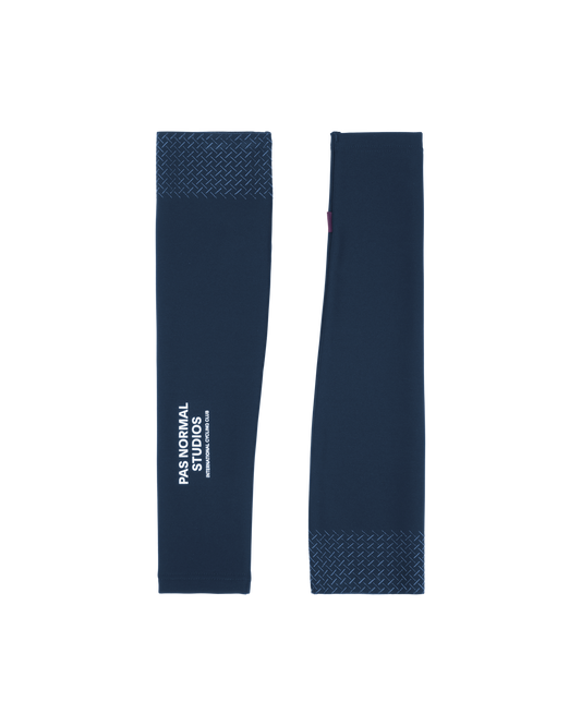 Logo Arm Warmers Navy