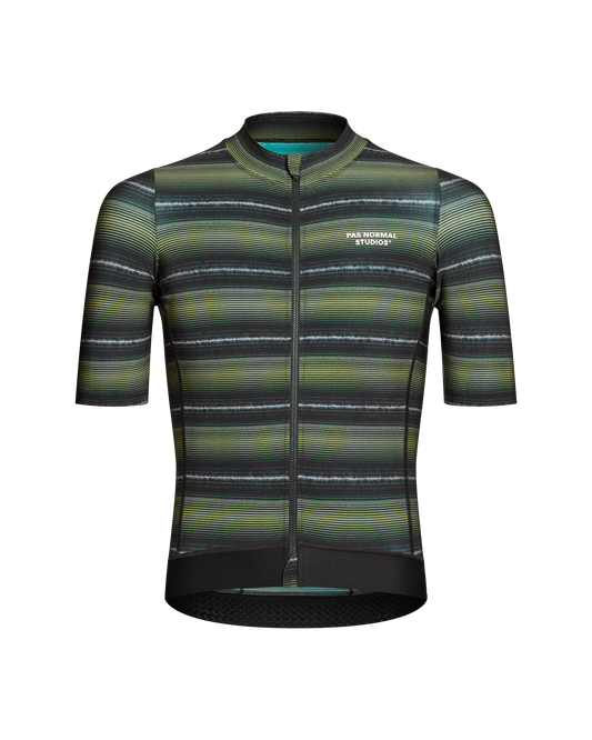 Men's Essential Jersey Light Olive Stripe