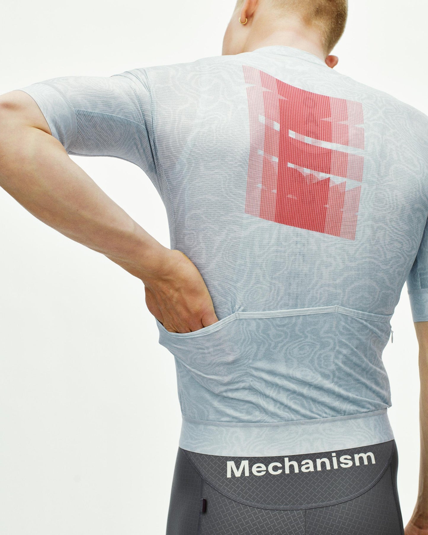 Men's Mechanism Logo Jersey RTN Light Acqua