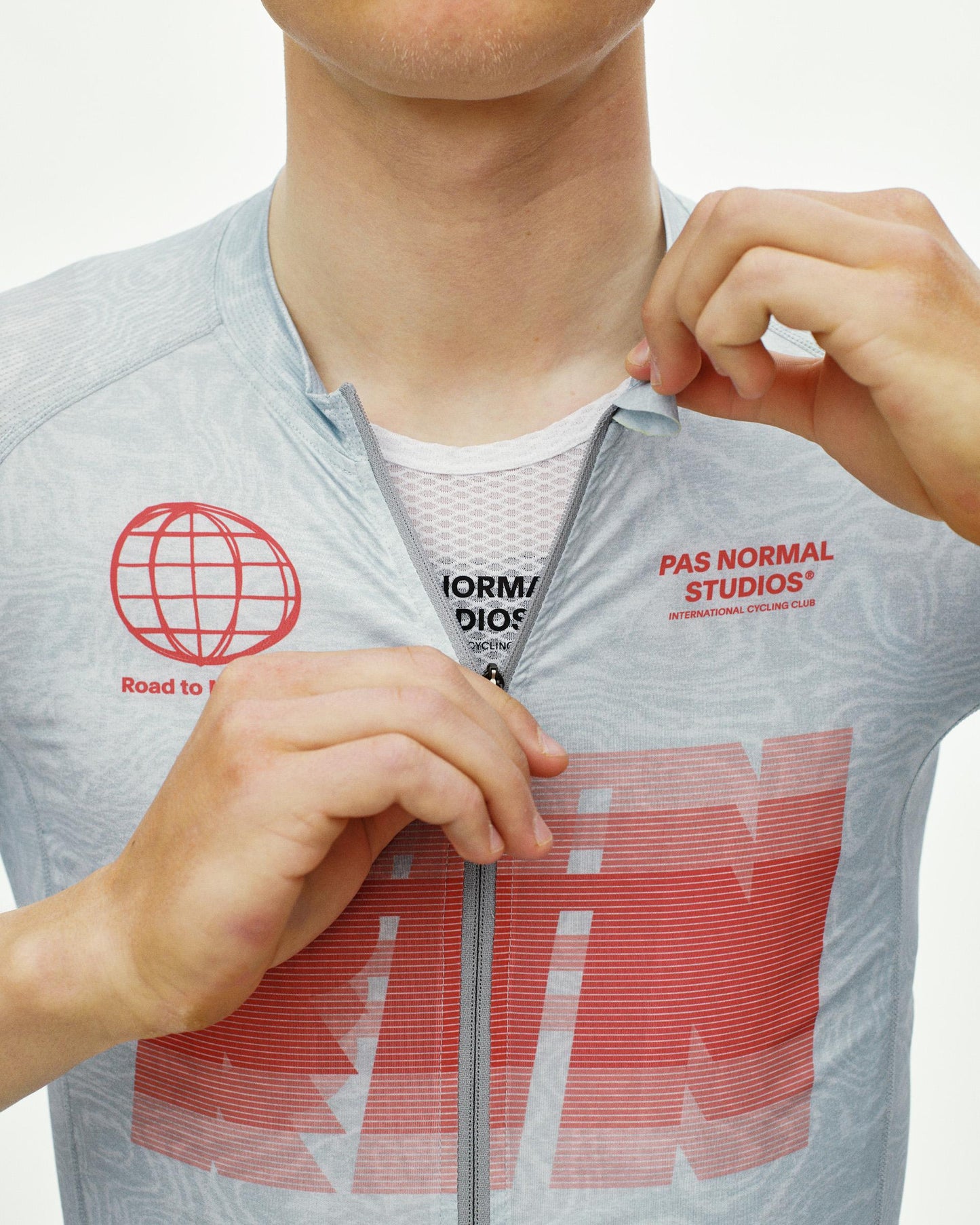Men's Mechanism Logo Jersey RTN Light Acqua