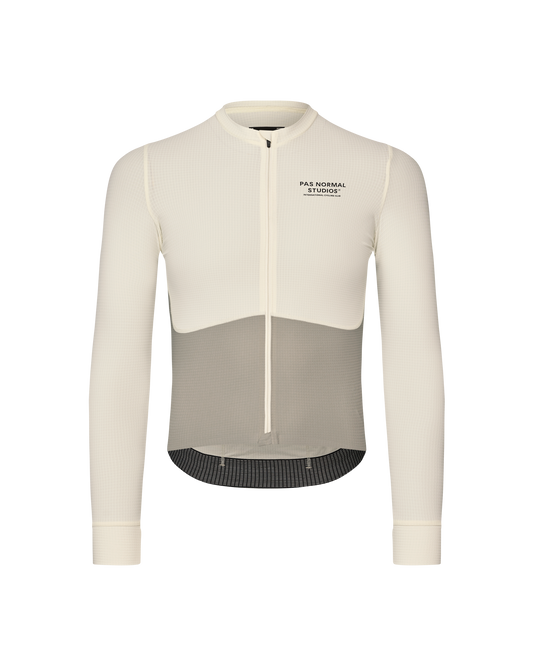 Men's Mechanism Pro Long Sleeve Jersey Off White / Light Grey