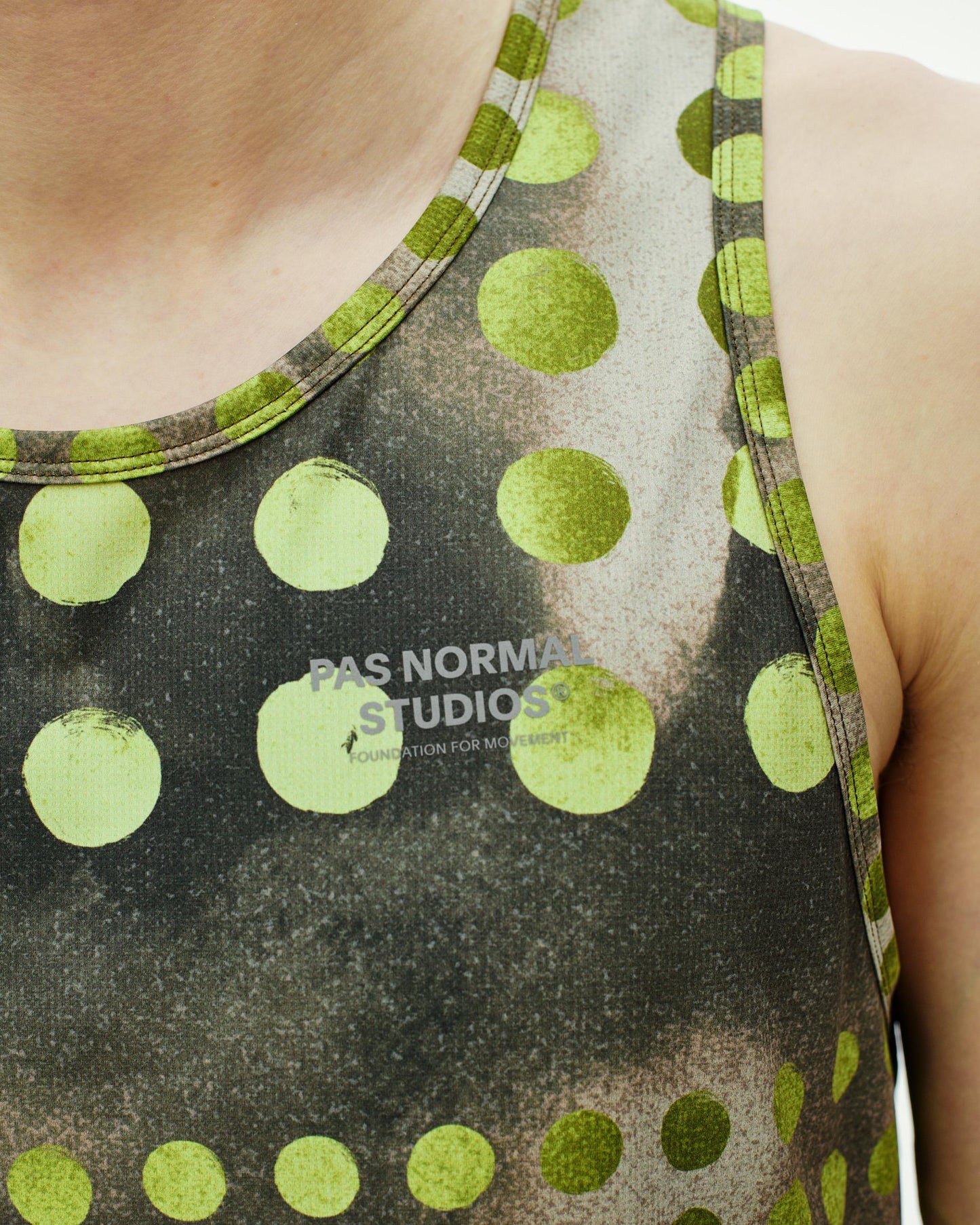 Men's T.K.O. Balance Singlet Moss Green