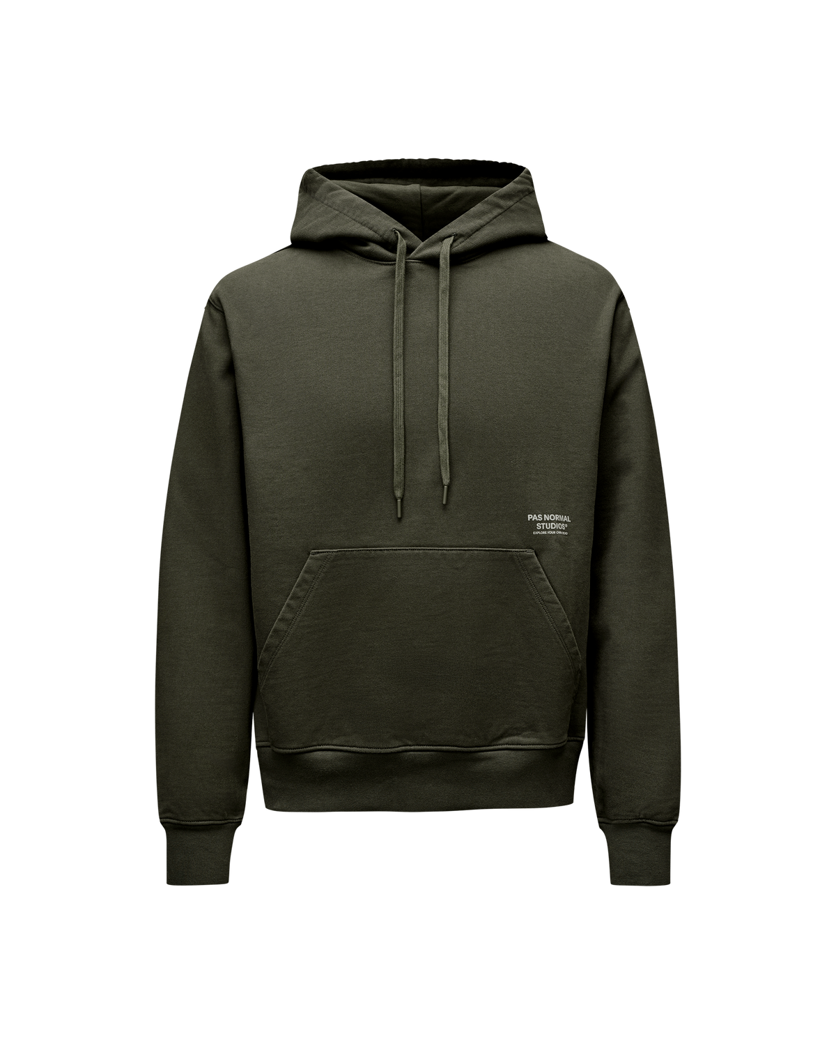 Off-Race Hoodie Dark Olive