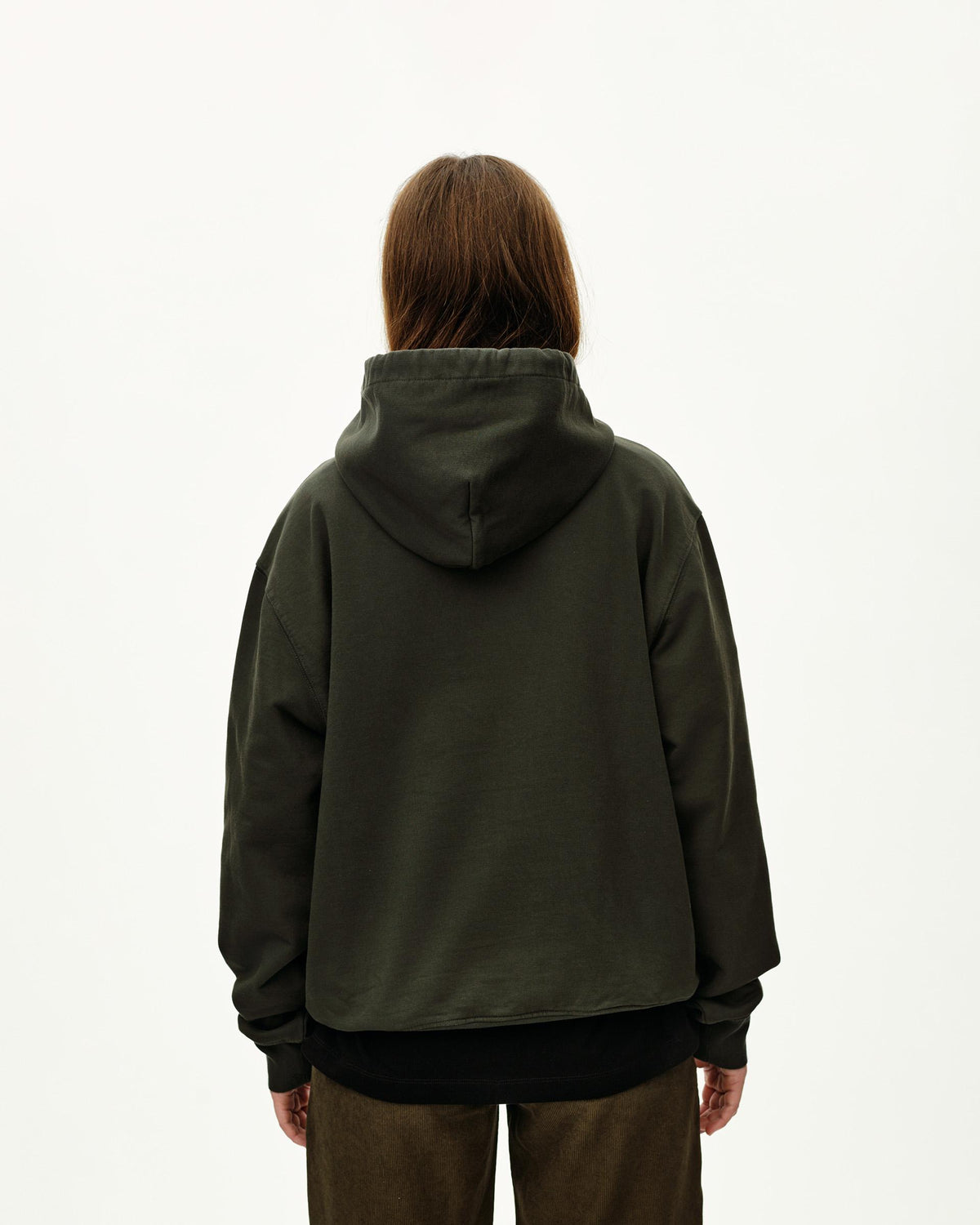 Off-Race Hoodie Dark Olive