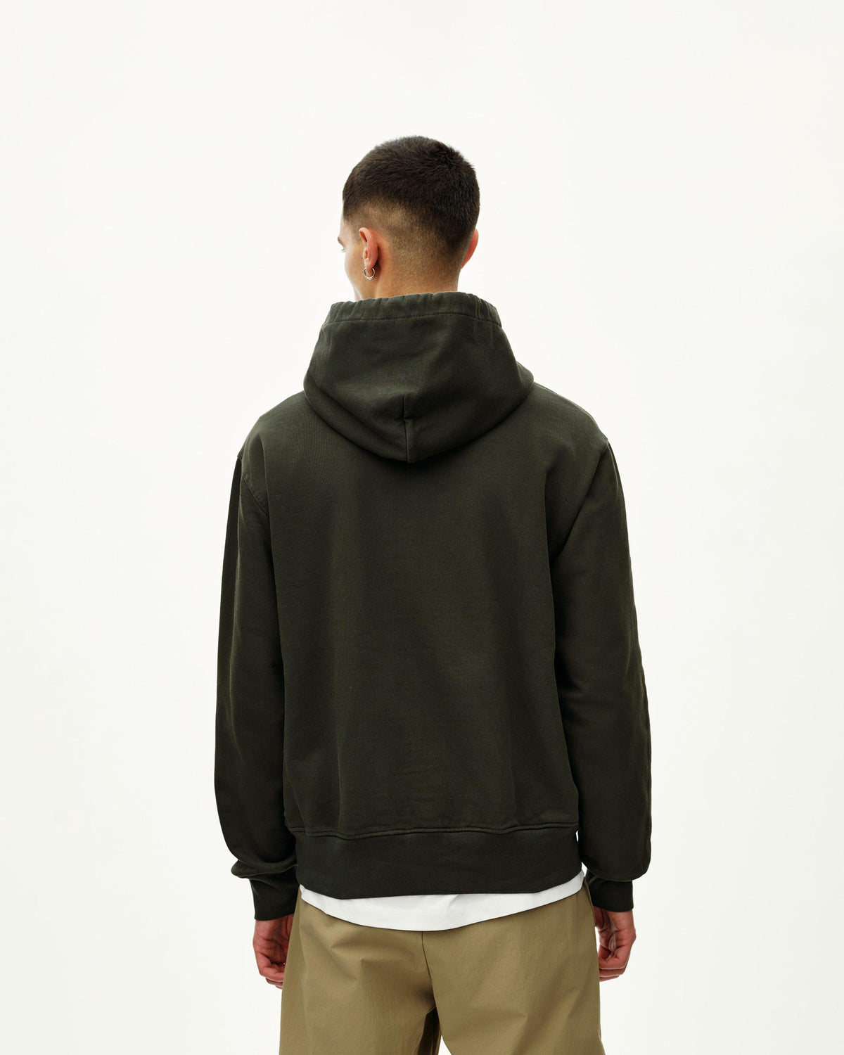 Off-Race Hoodie Dark Olive