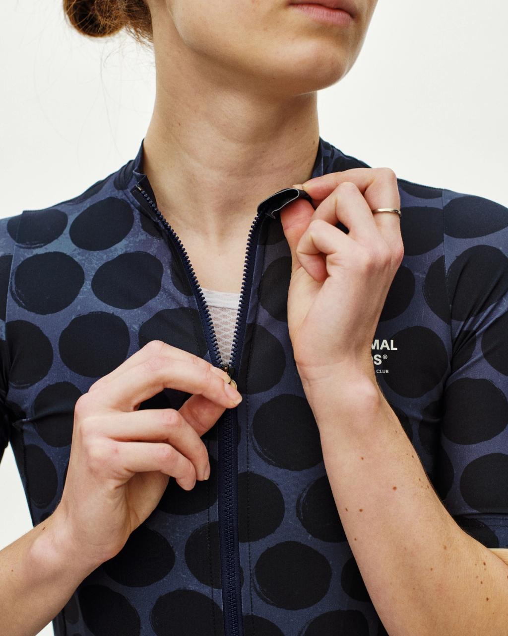 Women's Essential Jersey Dot Dark Navy
