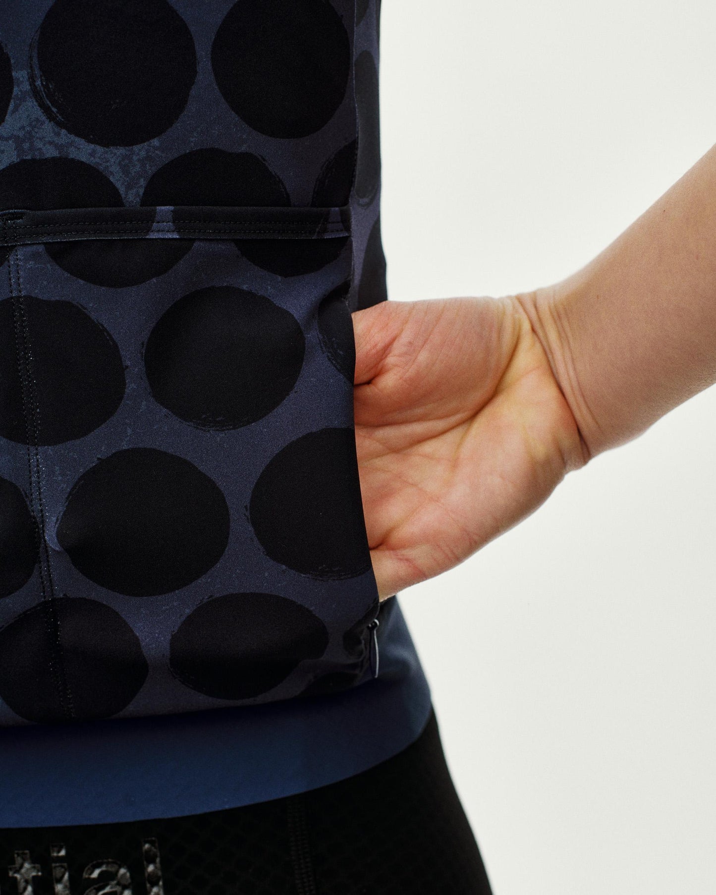 Women's Essential Jersey Dot Dark Navy
