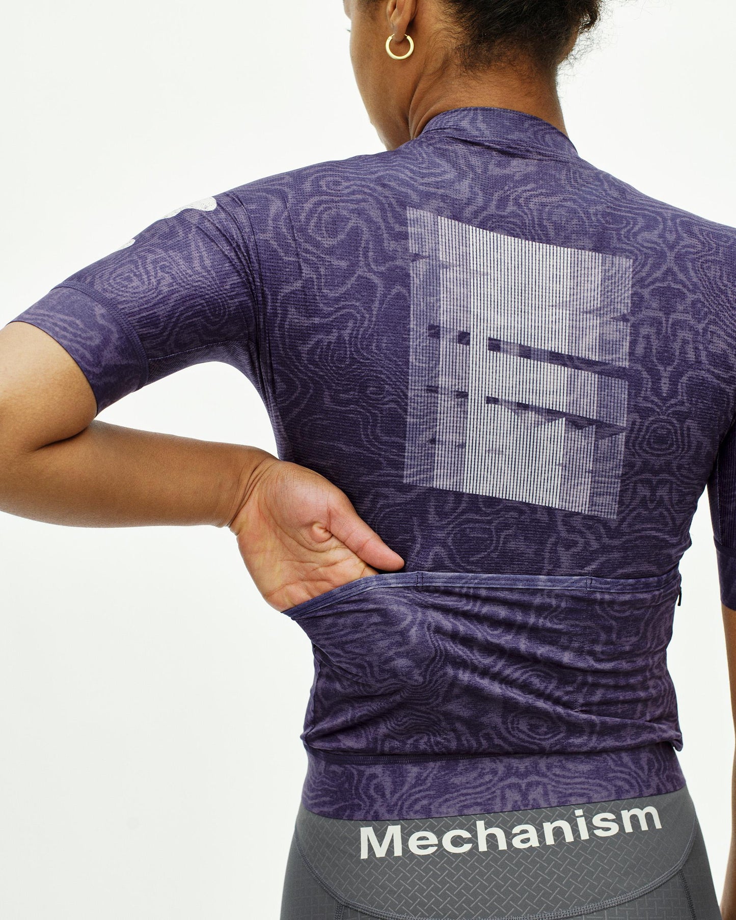 Women's Mechanism Logo Jersey RTN Dark Purple