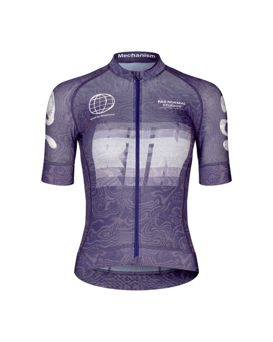 Women's Mechanism Logo Jersey RTN Dark Purple