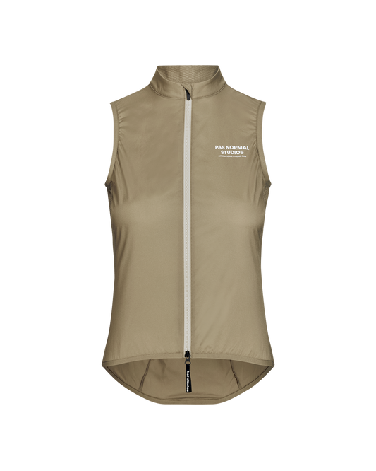 Women's Mechanism Stow Away Gilet Beige