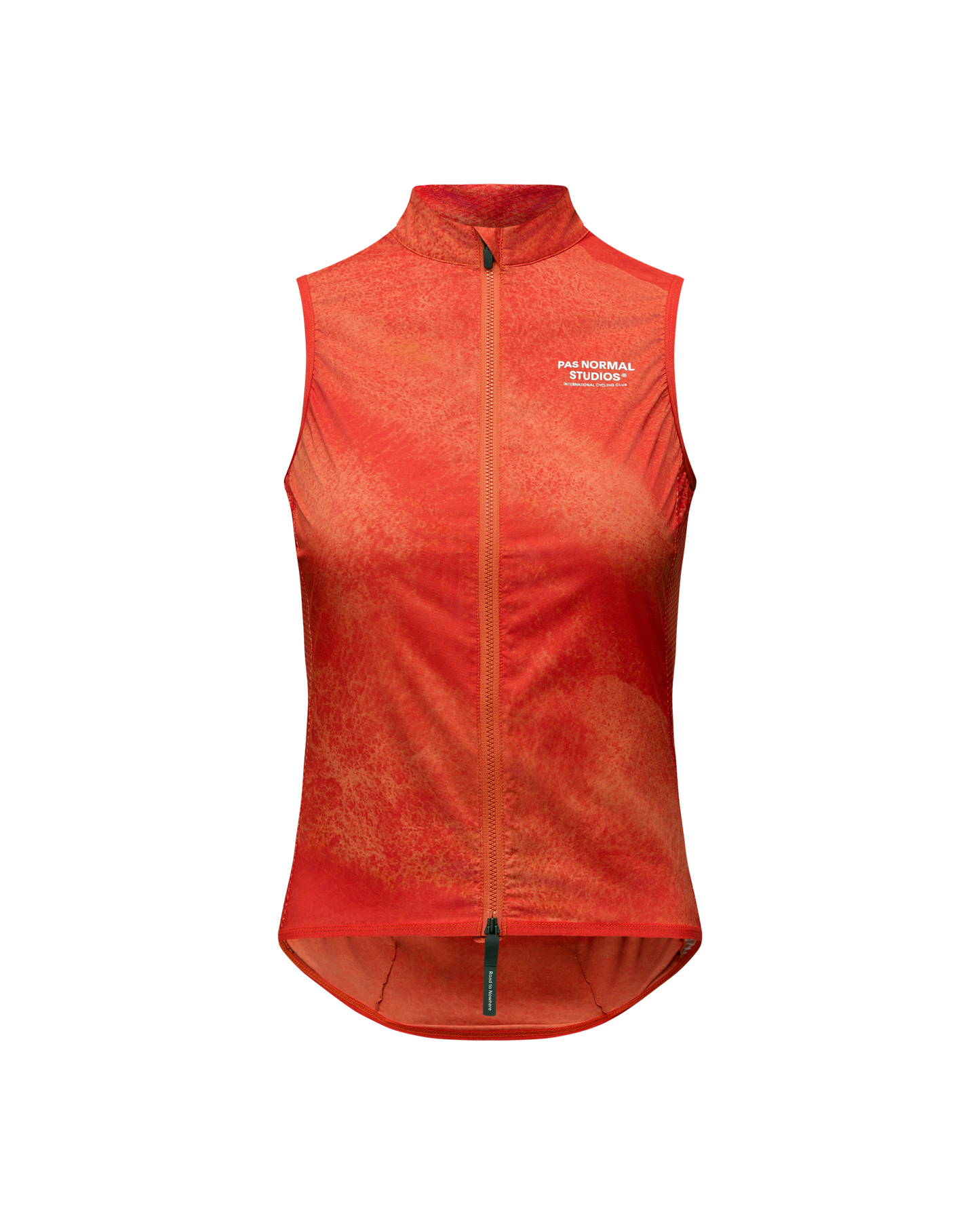 Women's Mechanism Stow Away Gilet AOP Hibiscus Orange