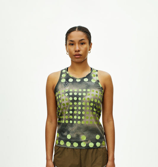 Women's T.K.O. Balance Singlet	T.K.O. Moss Green