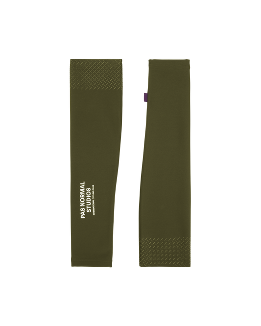 Logo Arm Warmers Olive