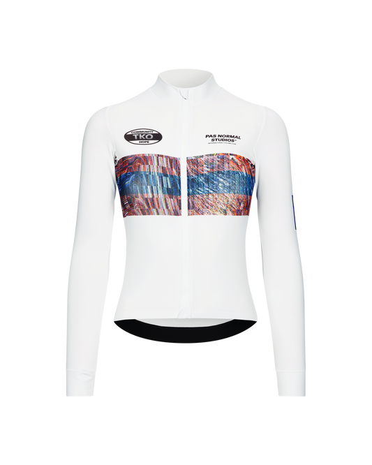 Women's T.K.O. Mechanism Long Sleeve Jersey Human Error White