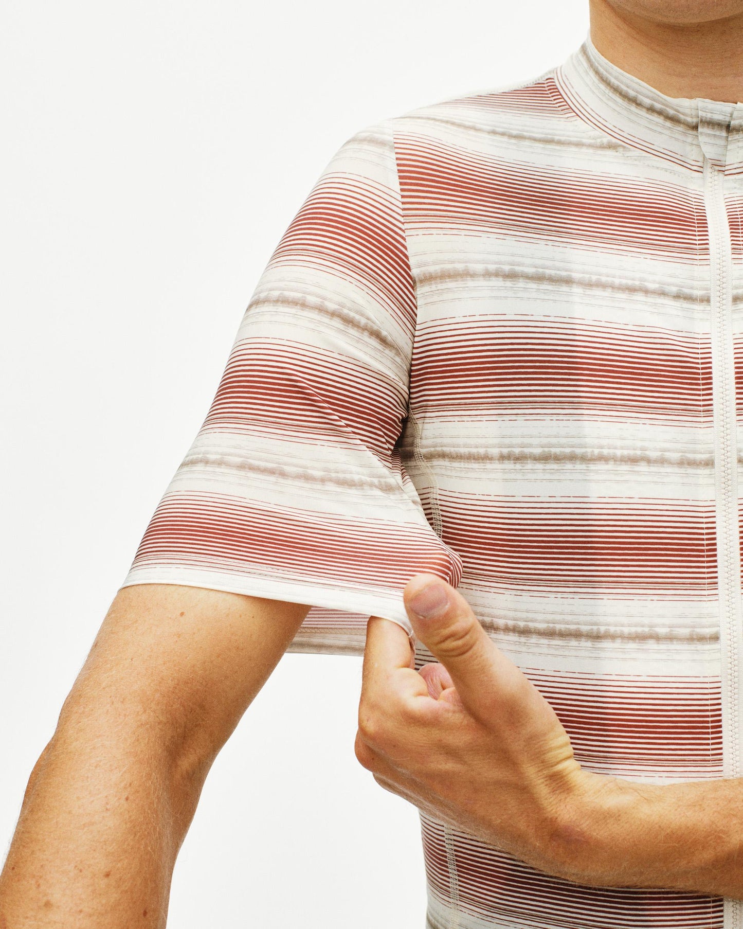 Men's Essential Jersey Off-White Stripe