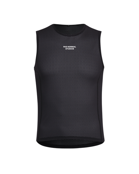 Men's Sleeveless Base Layer Black