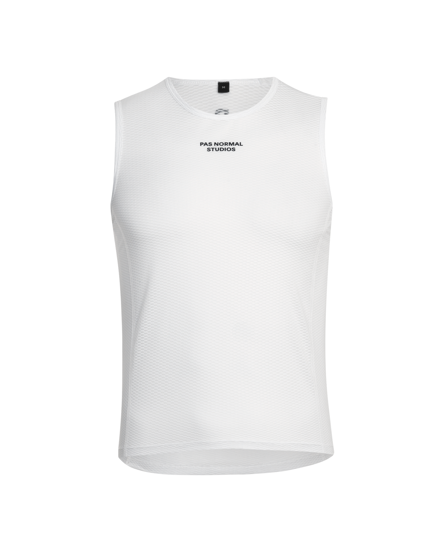 Men's Sleeveless Base Layer White