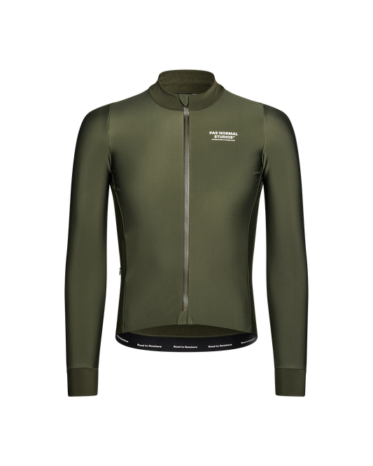 Men's Mechanism Thermal Long Sleeve Jersey Dark Olive