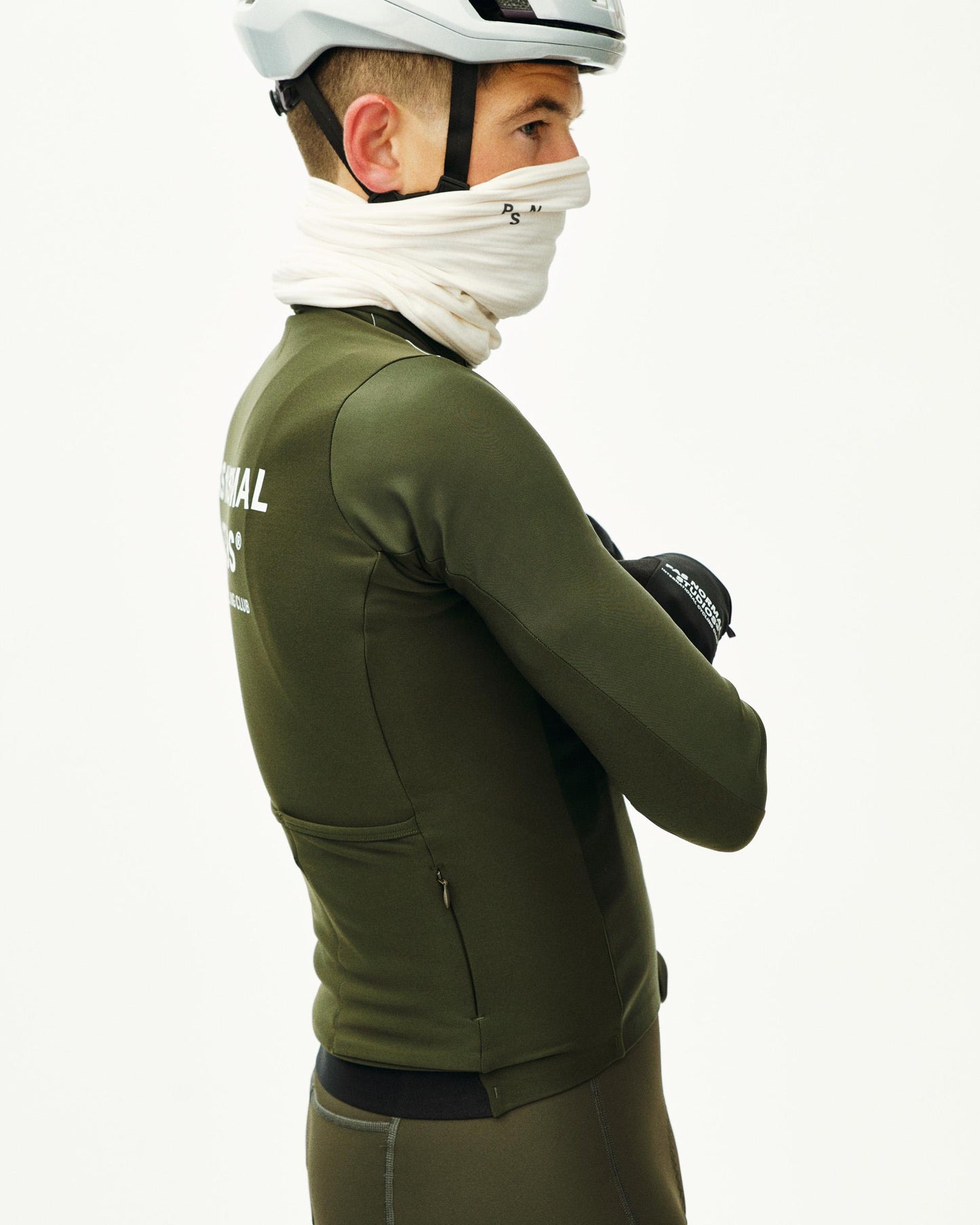 Men's Mechanism Thermal Long Sleeve Jersey Dark Olive