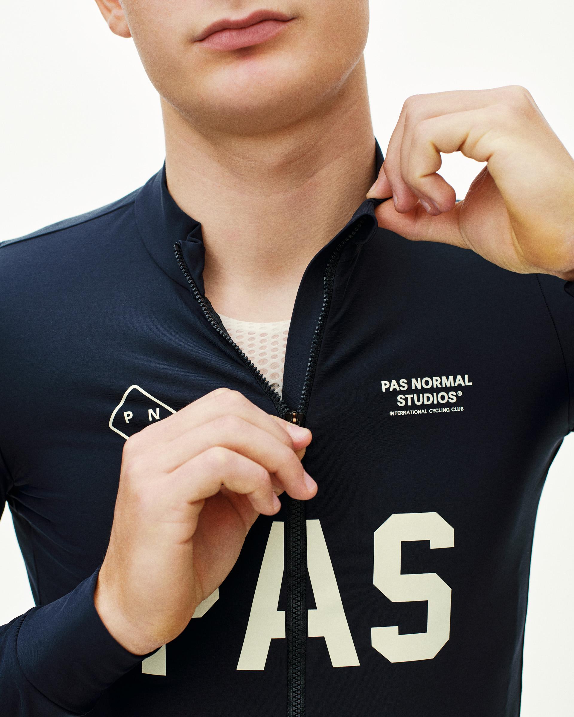 Pas Normal Studios PAS Mechanism Jersey Manga Longa Masculino Azul