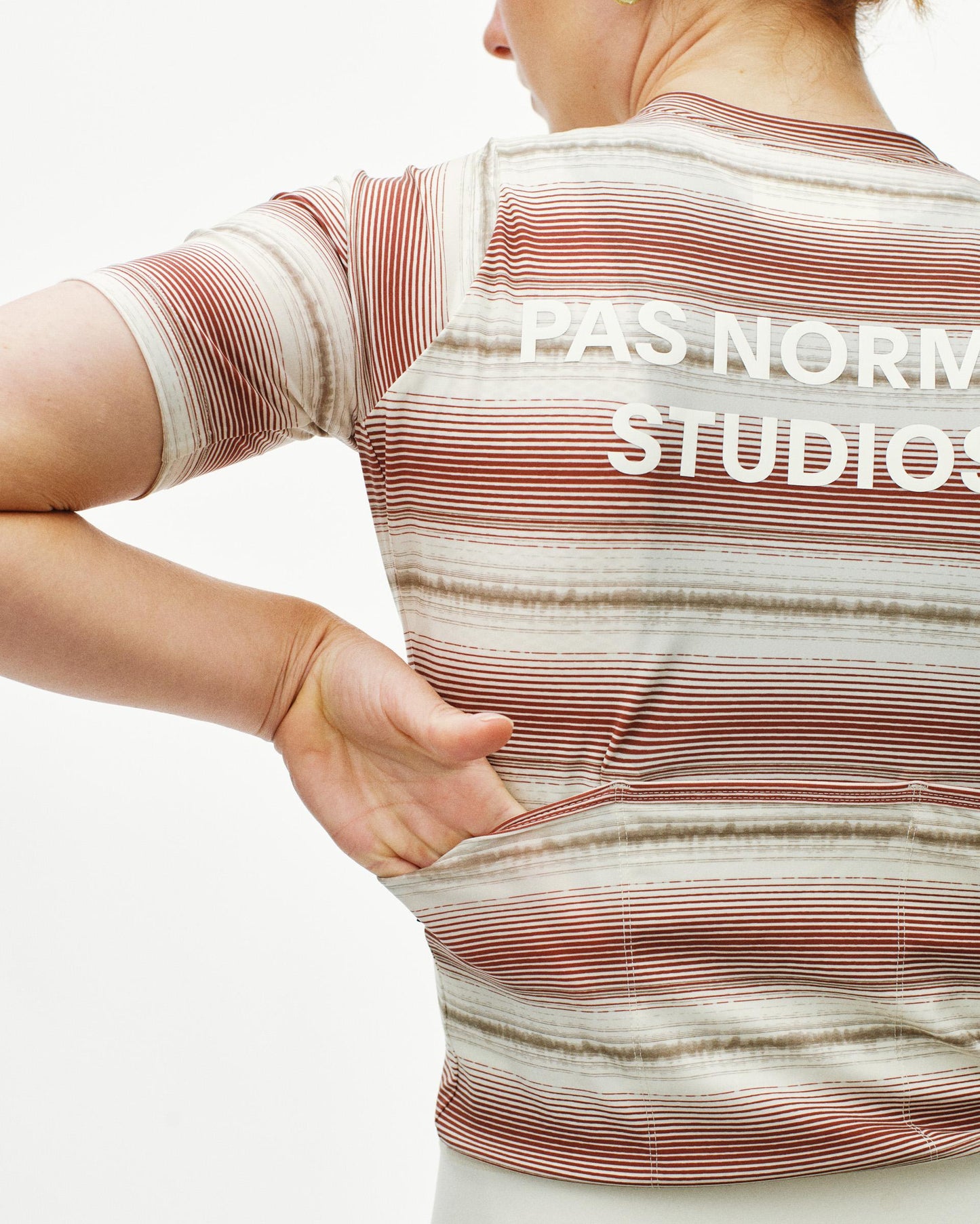 Women's Essential Jersey Off-White Stripe