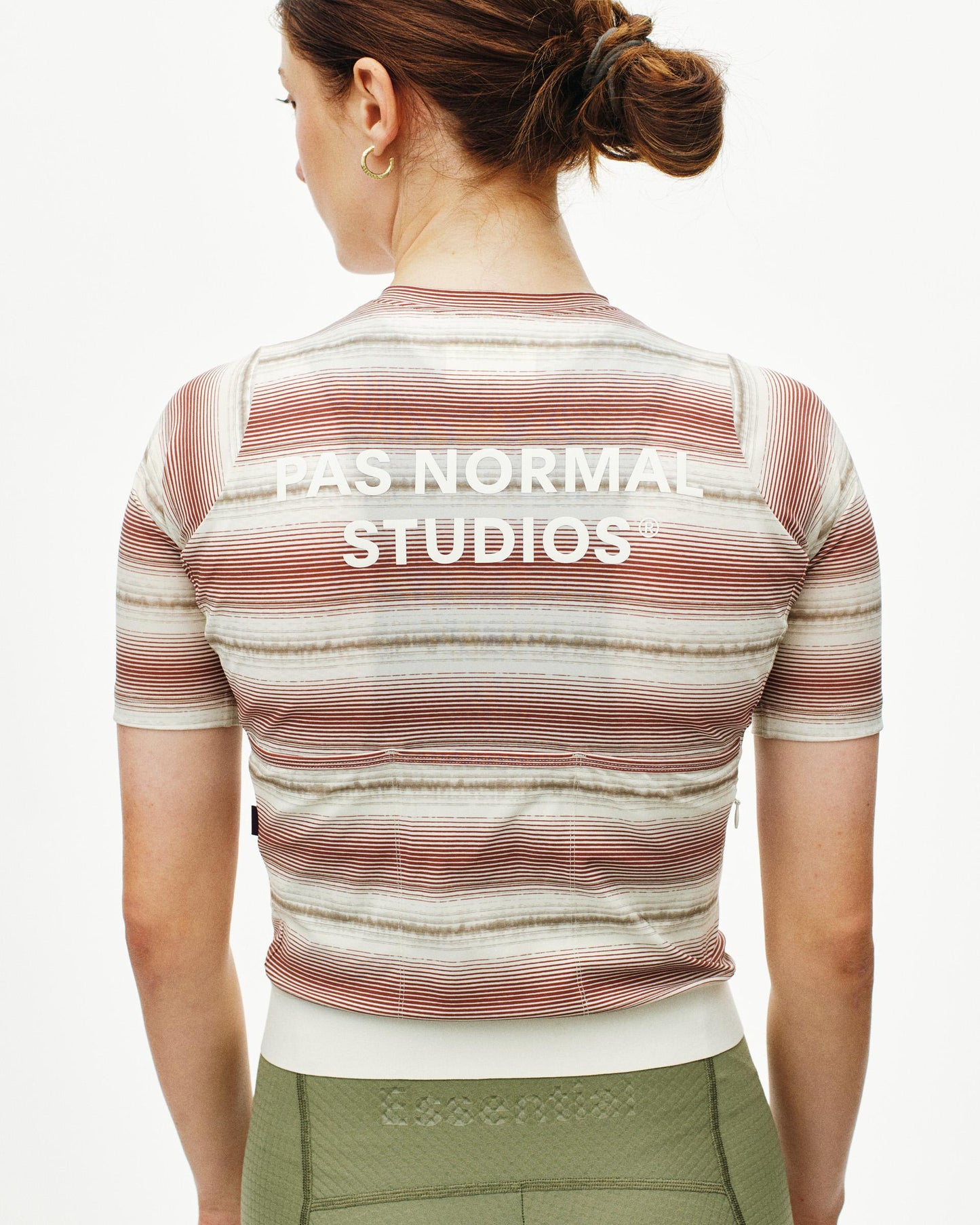 Women's Essential Jersey Off-White Stripe